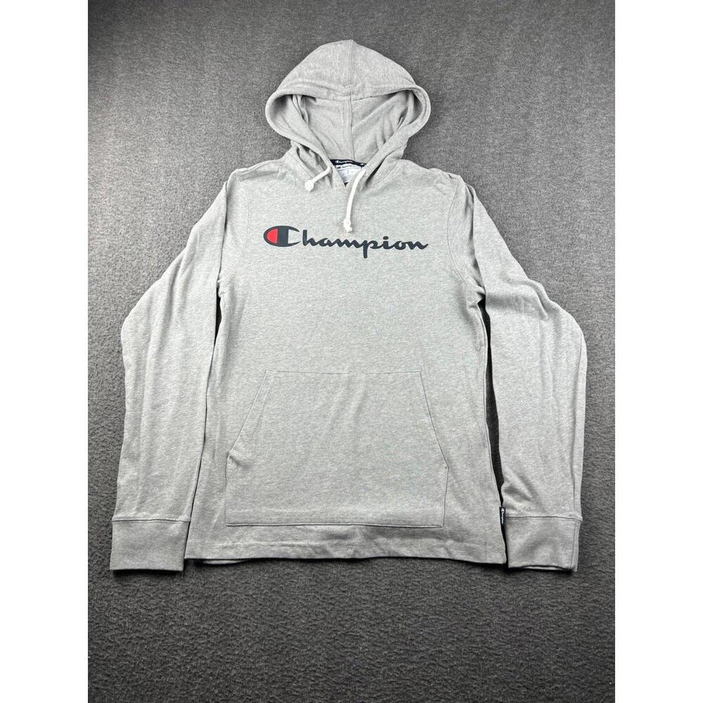 Champion Authentic Athleticwear Gray‎ Hoodie Sweatshirt Size Small